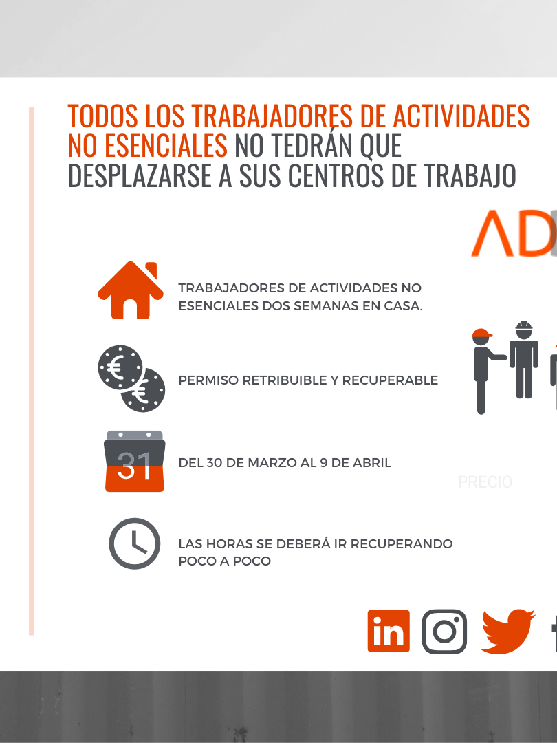 Endurecimiento de las medidas Publicación del BOE con las medidas más restrictivas