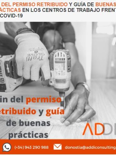 Fin del permiso retribuido y guías