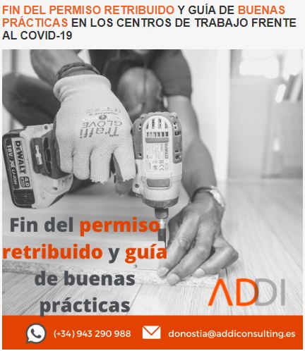 Fin del permiso retribuido y guías