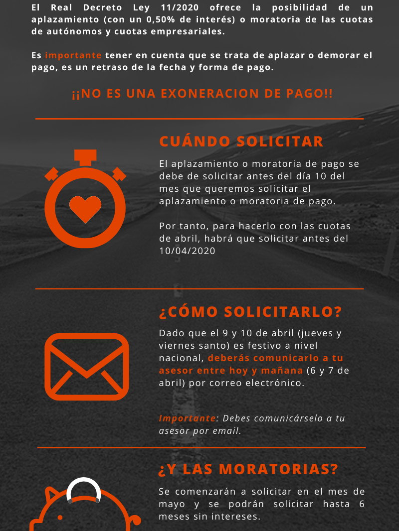SOLICITUD DE APLAZAMIENTO DE CUOTAS DE LAS SEGURIDAD SOCIAL Aplazamiento de las cuotas de la Seguridad Social