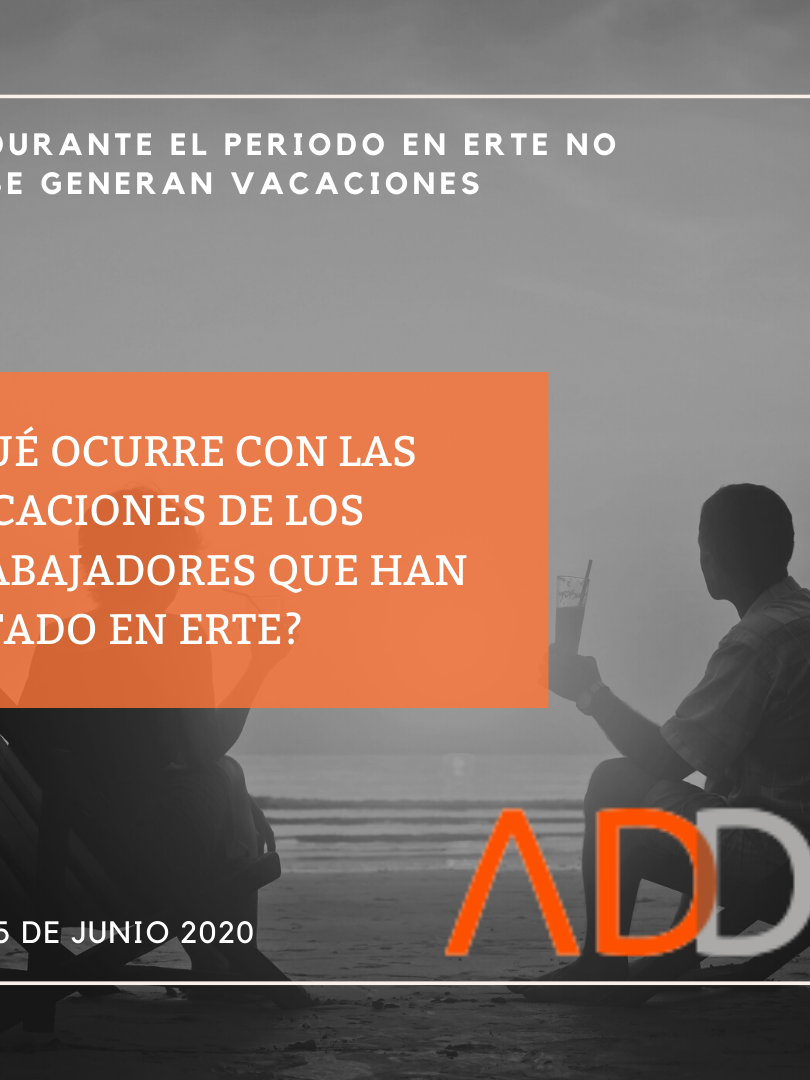 ¿Qué vacaciones tendrán este verano todas las personas que han estado en ERTE?