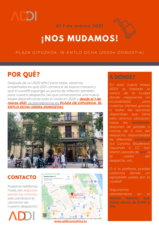 Nos-mudamos Addi Consulting cambia de oficina